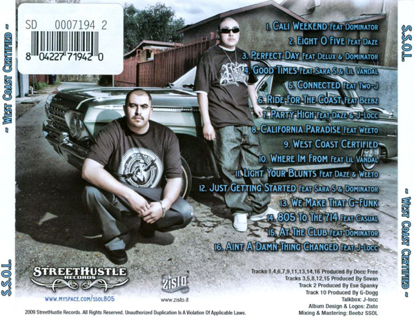 SSOL - West Coast Certified Chicano Rap